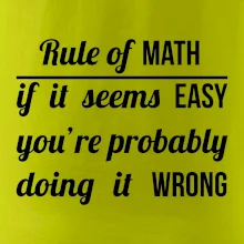 Rule of math