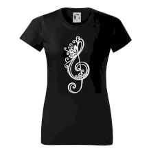 Husľový kľúč kvety