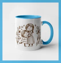 Matka a dcéra v objatí