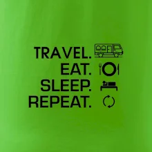 Eat sleep travel - Van