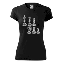 Šachové figúrky kreslené