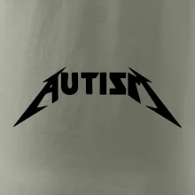 Autism rock nápis
