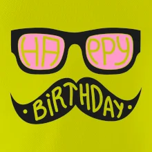 Mustache narozeniny - okuliare