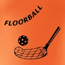 Floorball nápis šikmo