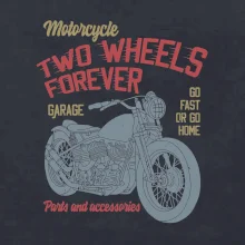 Two wheels forever go fast
