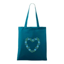 Modré tulipánové srdiečko (Pecka design)