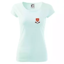 Folklór na prsníku tulipán