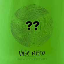 Vaše miesto - vrstevnice v kruhu