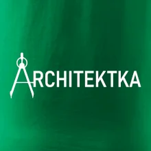 Architektka nápis