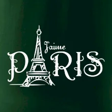 Paris nápis Eiffelovka rovný Paris nápis Eiffelovka rovný