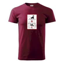 Tričko pre odporcov sraní na chodníku