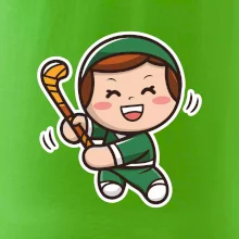 Ikona pozemný hokej holka