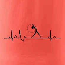 EKG moderná gymnastika obruč