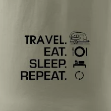 Eat sleep travel - Malý príves