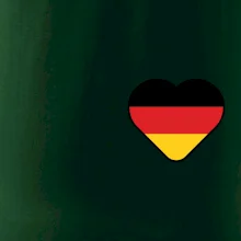 Germany love prso - Nemecká vlajka