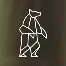 Geometria ľadový medveď stojaci