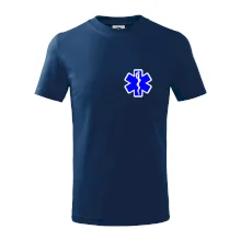 Rescue - Hviezda na prsníku + nápis na chrbte Rescue - Hviezda na prsníku + nápis na chrbte