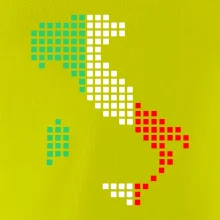 Taliansko obrys vlajka