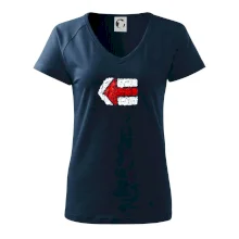 Párová turistická značka  červená