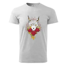 Rys s červenými ružami (Pecka design)