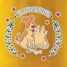 Mačka a pes best friends