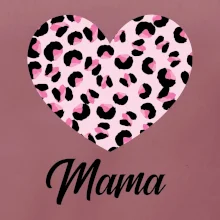 Srdce růžové - mama (Pecka Design)