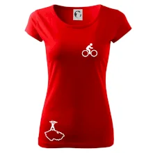 Mapa ČR + kolo na prsu