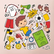 Malý futbalista ikony