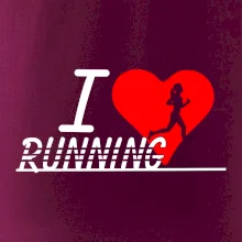 I love running dievča