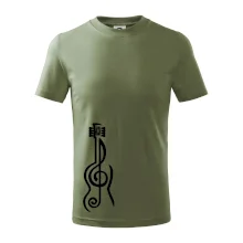 Husľový kľúč gitara