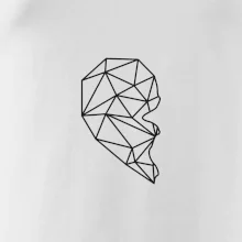 Párový motív srdca geometrie - ONA