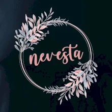 Nevesta kvetinový kruh ružový