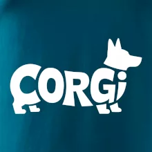 Corgi nápis v tele Corgi nápis v tele
