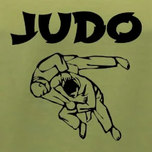 Judo nápis + postavy