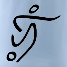 Fotbalista silueta Fotbalista silueta