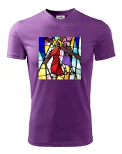 Vitráž - Ježiš a kríž