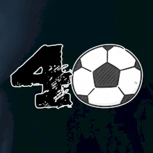 Futbal okrúhle narodeniny 40
