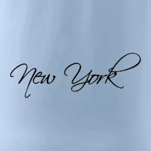 New York nápis písacím