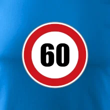 Dopravná značka - obmedzenie rýchlosti 60