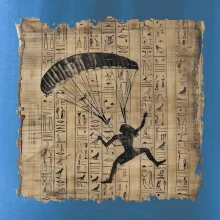 Egyptské hieroglyfy paraglide