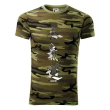 Aikidó maskáčový nápis Aikidó maskáčový nápis