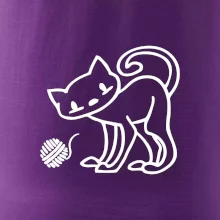 Mačka - Klbko - prsia