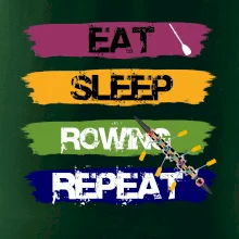 Eat sleep rowing repeat farebné Eat sleep rowing repeat farebné