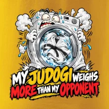 My judogi weighs more than my opponent