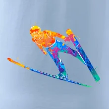 Skokan na lyžiach splash