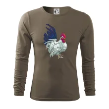 Kohút kreslený biely Kohút kreslený biely