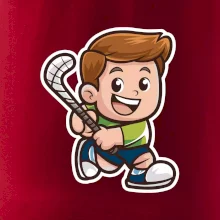 Ikona pozemný hokej chlapec