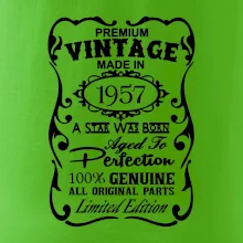 Vintage Etiketa - 1957