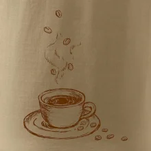 Hrnček plný čerstvej kávy