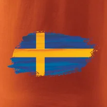 Švédska vlajka kreslená